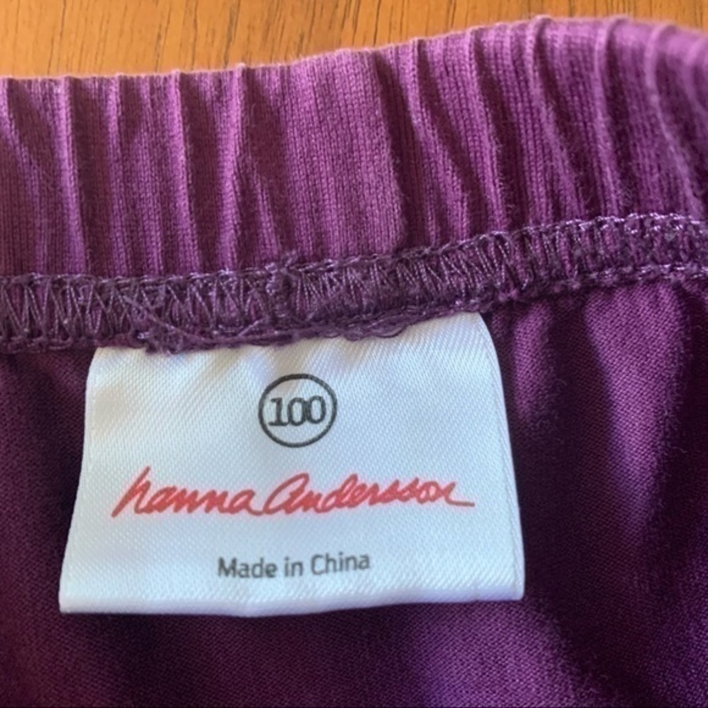 NFS. Hanna Andersson tiered ruffle purple skirt 4 (100) - Picture 2 of 3